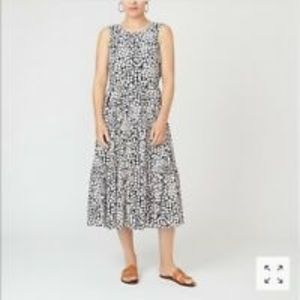 J. Crew Flowered Tiered Dress